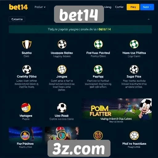 Análise das principais funcionalidades do site bet14